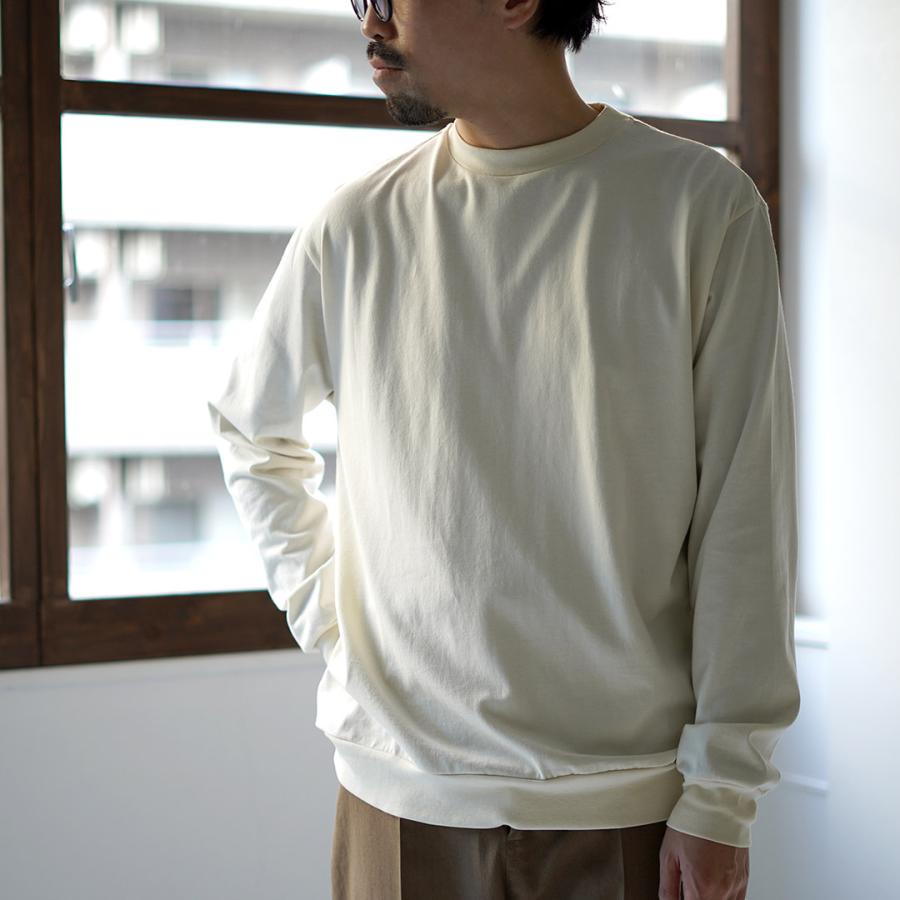 LIFiLL（リフィル） スウェット ロングスリーブTシャツ / メンズ トップス カットソー 長袖 インナー スーピマコットン 無地 | LIFiLL | 10