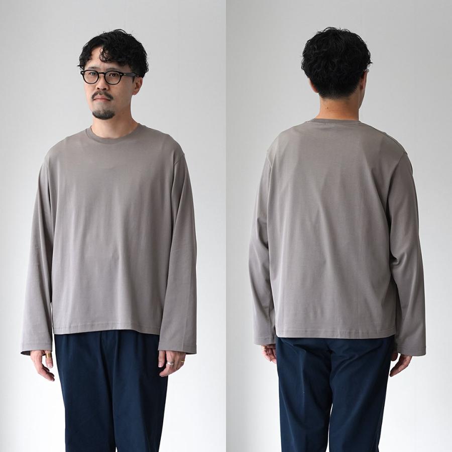 HANDVAERK（ハンドバーク） 60/2 ロングスリーブTシャツ / メンズ Tシャツ ロンT 無地 綿 コットン 60/2 L/S T-SHIRT | handvaerk | 14