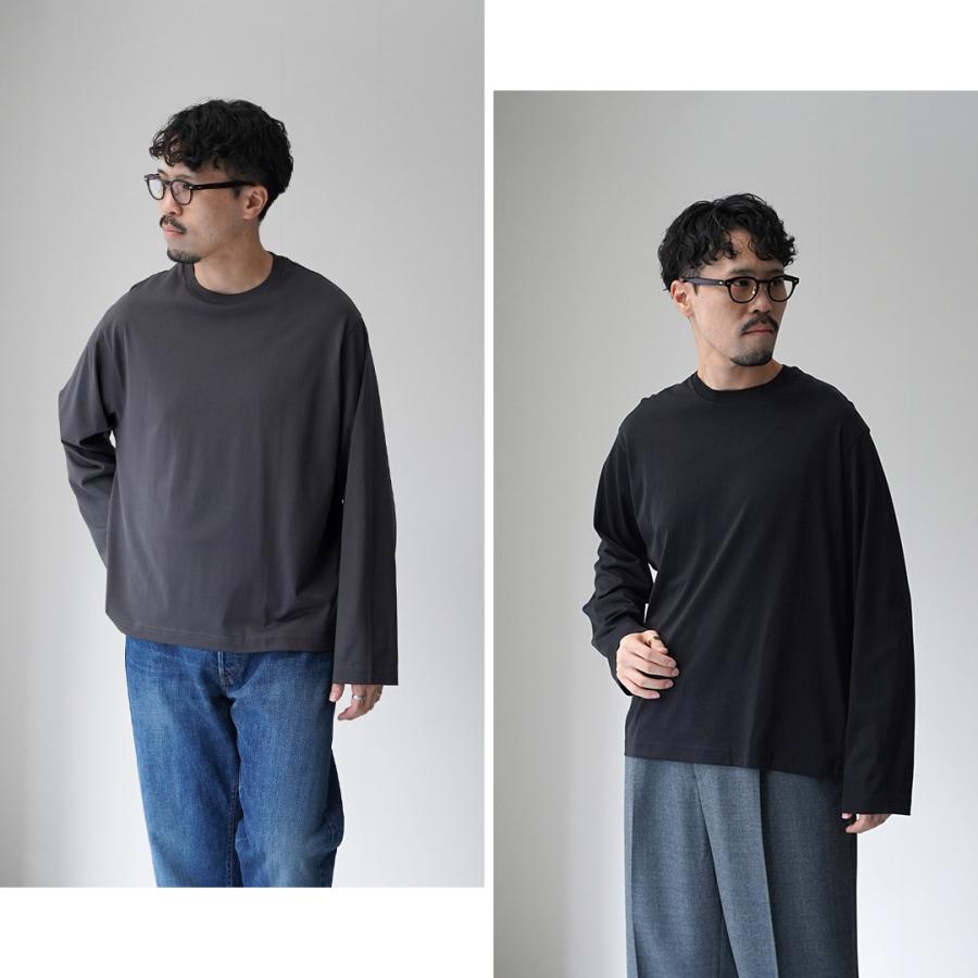 HANDVAERK（ハンドバーク） 60/2 ロングスリーブTシャツ / メンズ Tシャツ ロンT 無地 綿 コットン 60/2 L/S T-SHIRT | handvaerk | 08