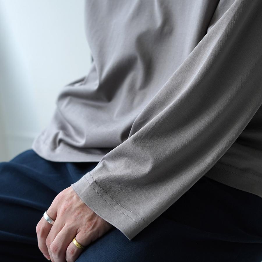 HANDVAERK（ハンドバーク） 60/2 ロングスリーブTシャツ / メンズ Tシャツ ロンT 無地 綿 コットン 60/2 L/S T-SHIRT | handvaerk | 10