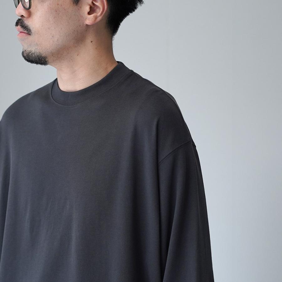 HANDVAERK（ハンドバーク） 30//- クルーネック ロングスリーブTシャツ / メンズ 長袖 ロンT 無地 コットン 綿 | handvaerk | 12