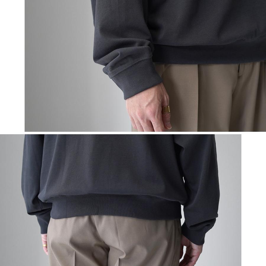 HANDVAERK（ハンドバーク） 30//- クルーネック ロングスリーブTシャツ / メンズ 長袖 ロンT 無地 コットン 綿 | handvaerk | 13