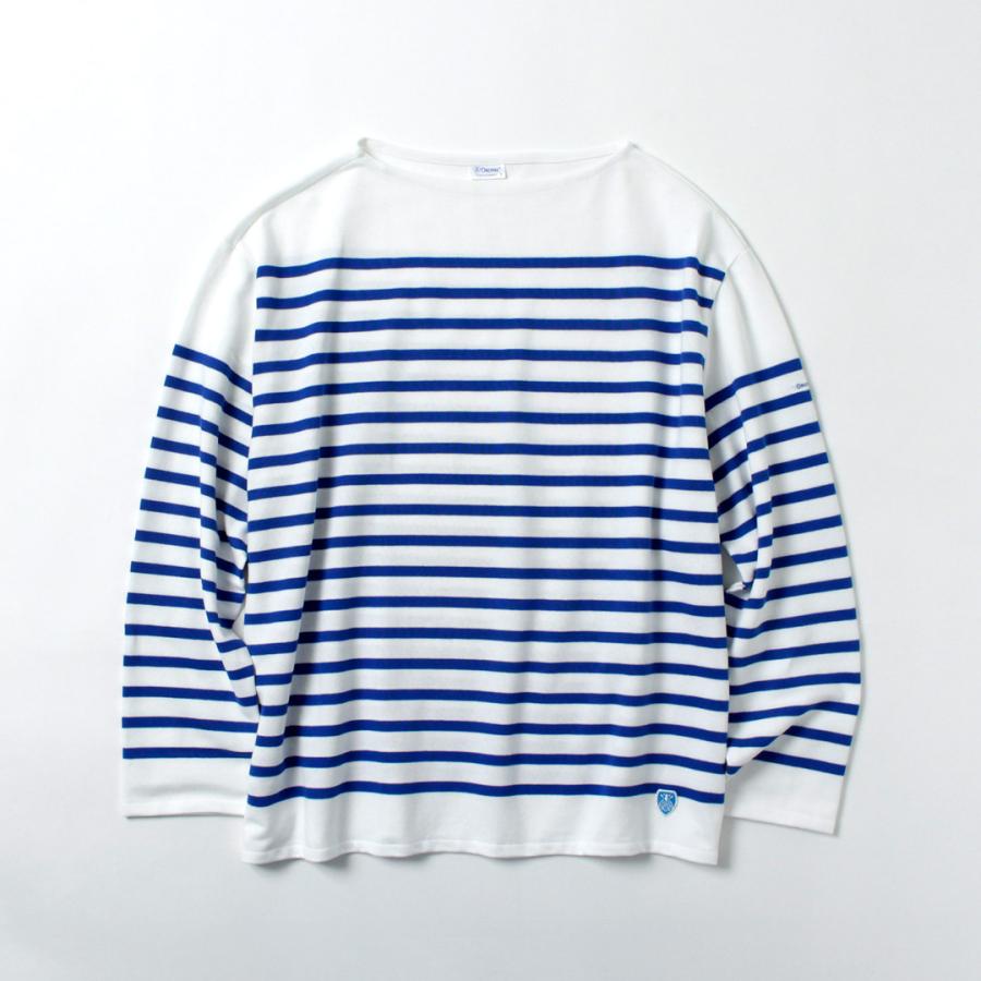 ORCIVAL（オーシバル） リラックスフィット ボートネック ロングスリーブ プルオーバー / メンズ ロンT バスクシャツ 長袖 | ORCIVAL | 06