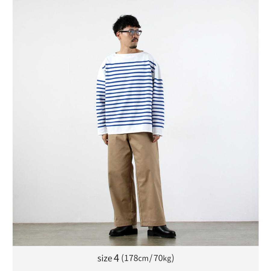 ORCIVAL（オーシバル） リラックスフィット ボートネック ロングスリーブ プルオーバー / メンズ ロンT バスクシャツ 長袖 | ORCIVAL | 07