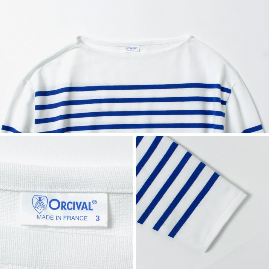 ORCIVAL（オーシバル） リラックスフィット ボートネック ロングスリーブ プルオーバー / メンズ ロンT バスクシャツ 長袖 | ORCIVAL | 12