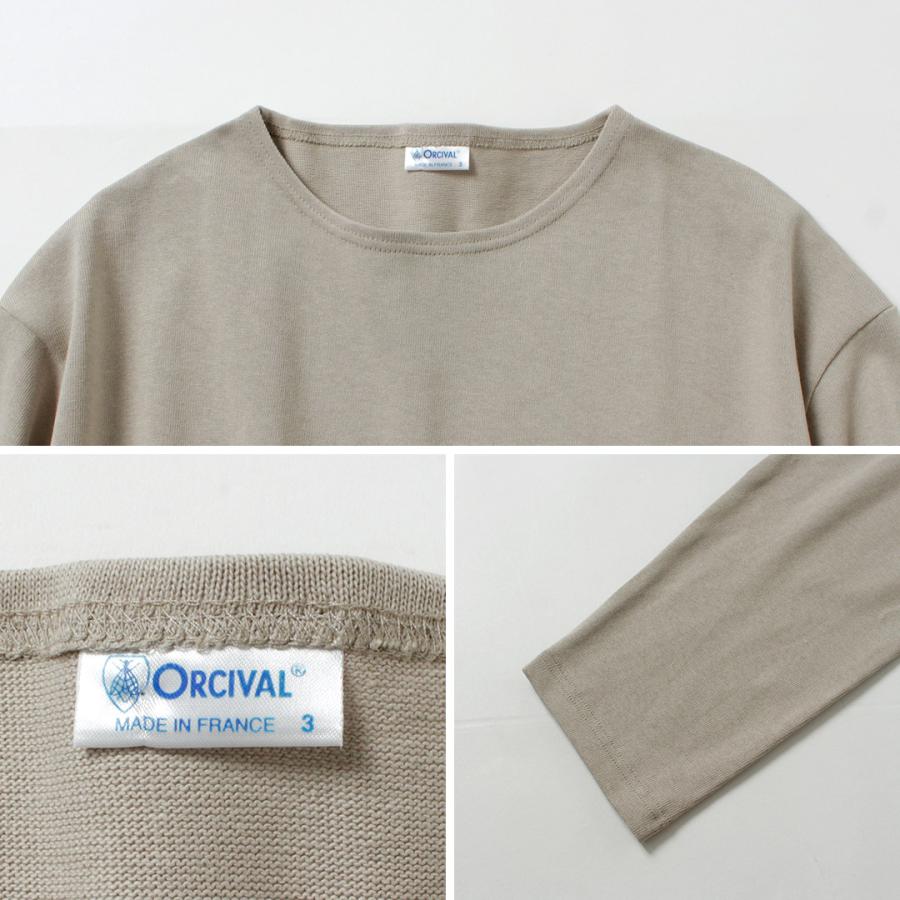 ORCIVAL（オーシバル） クルーネック ロングスリーブ プルオーバー