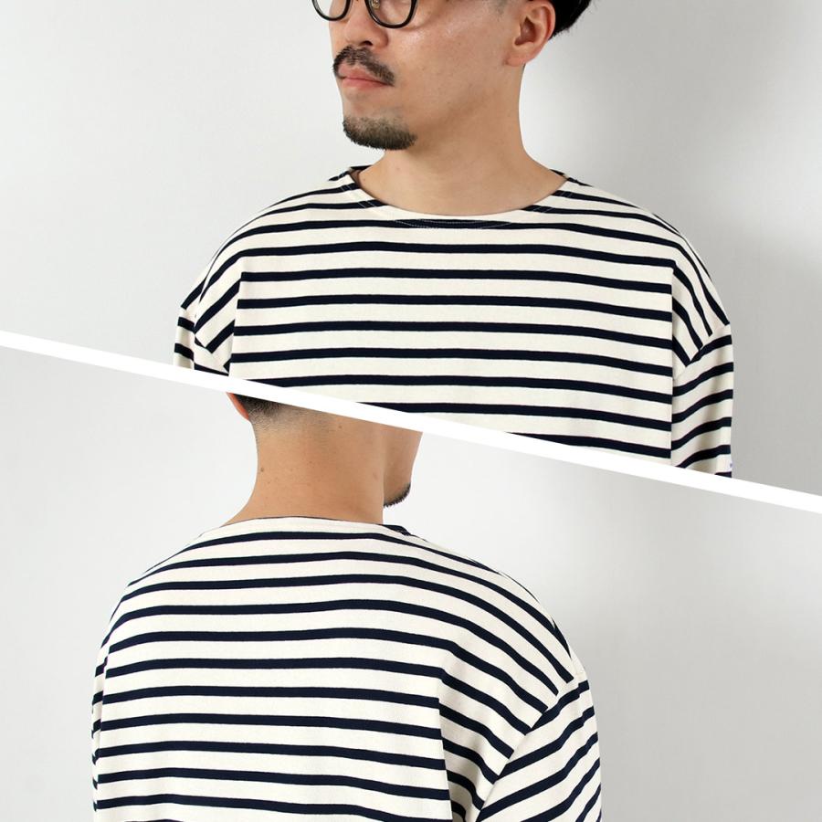 ORCIVAL オーシバル クルーネック ボーダー ロングスリーブ Tシャツ ３ BEAMS（ビームス）【別注】ORCIVAL / クルーネック ボーダー