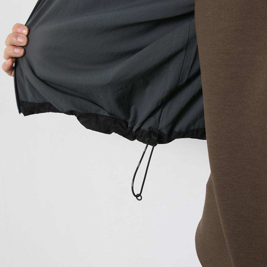 AND WANDER（アンドワンダー） アルファエアー カラーレス ジャケット / メンズ 中綿 ラグラン インサレーション ノーカラー | and wander | 14