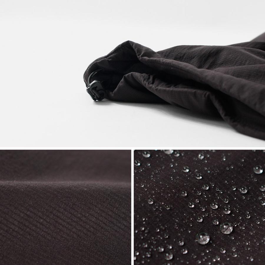 AND WANDER（アンドワンダー） アルファエアー カラーレス ジャケット / メンズ 中綿 ラグラン インサレーション ノーカラー | and wander | 08