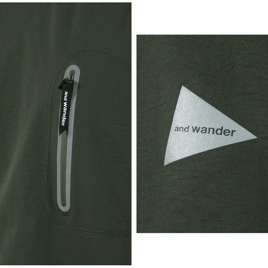 and wander（アンドワンダー） ハイブリッド ウォーム ポケット ロング