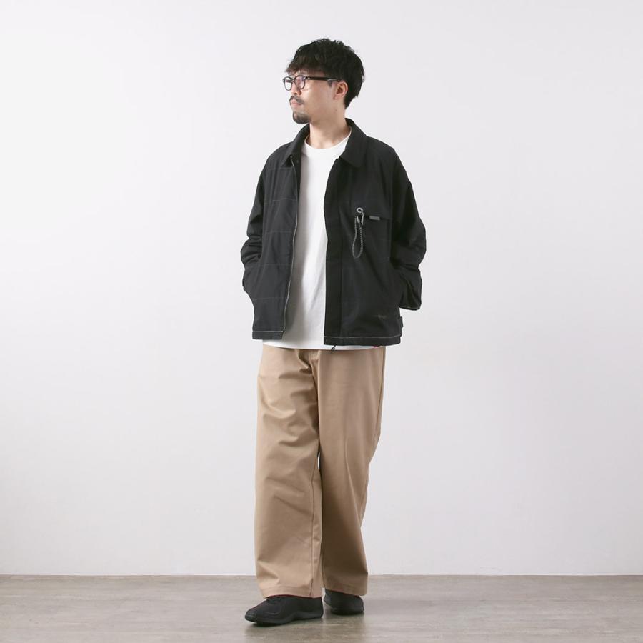 AND WANDER（アンドワンダー） コットンナイロン オクタ スイングトップ ジャケット / アウター メンズ 中綿 撥水 裏起毛 | and wander | 06