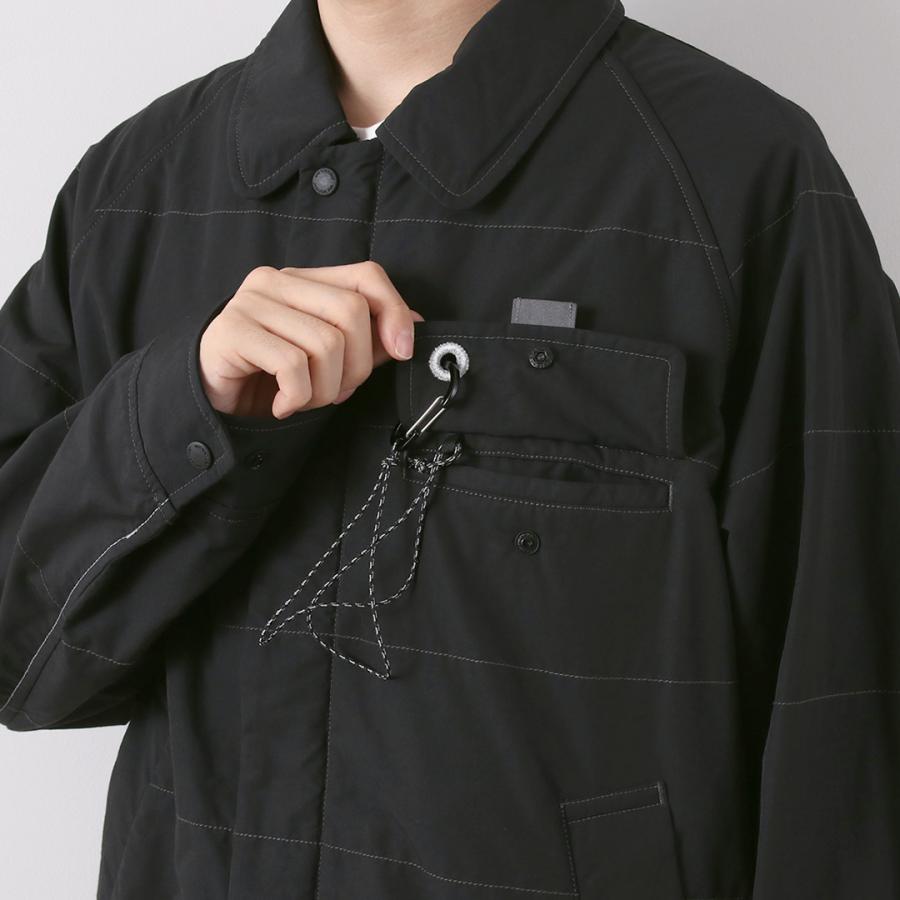 AND WANDER（アンドワンダー） コットンナイロン オクタ スイングトップ ジャケット / アウター メンズ 中綿 撥水 裏起毛 | and wander | 11
