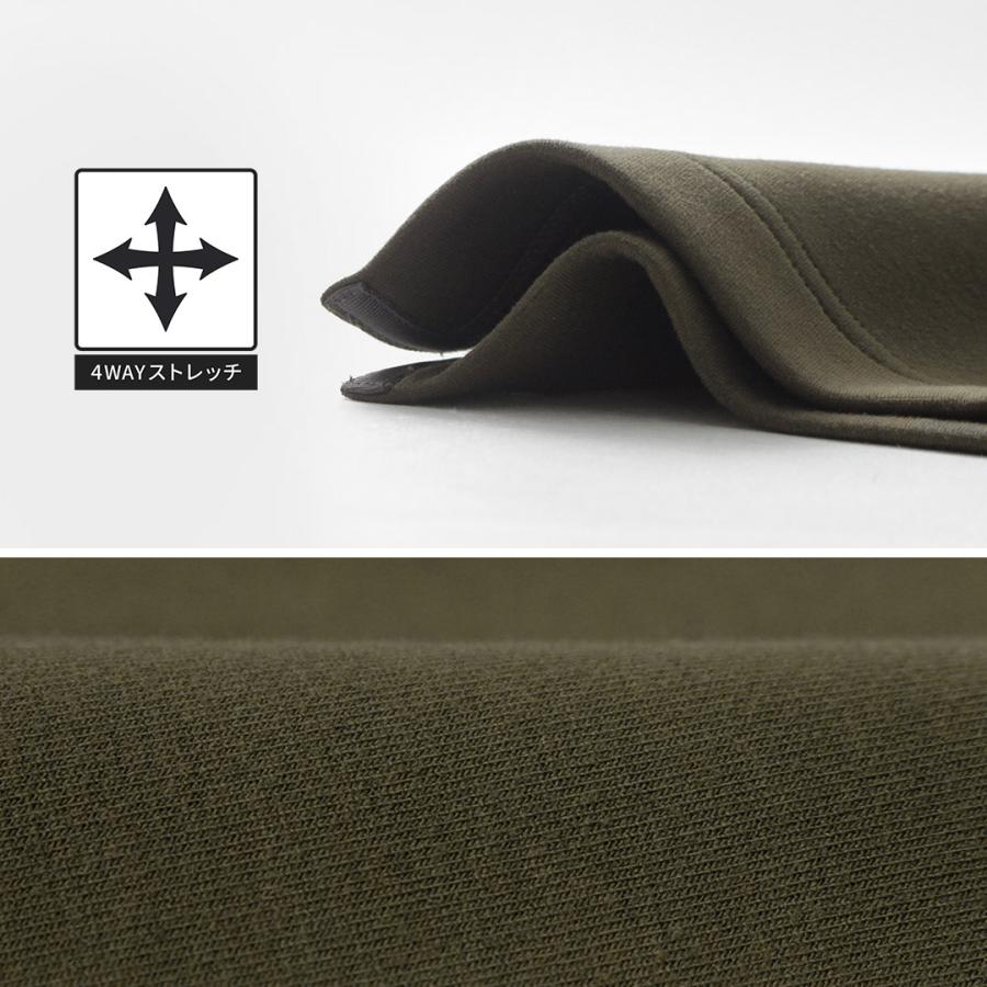 AND WANDER（アンドワンダー） エアリーウォーム プルオーバー / メンズ 長袖 Tシャツ ロンT 薄手スウェット ストレッチ | and wander | 09