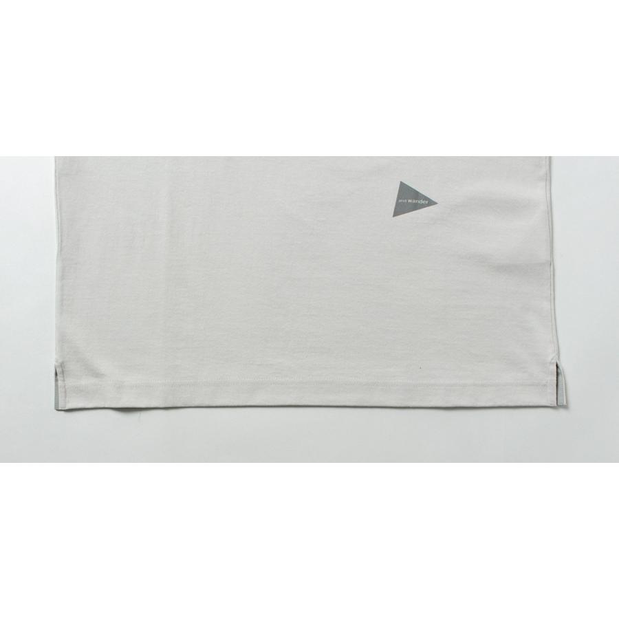 and wander（アンドワンダー） ヘビーコットン ポケット ロング