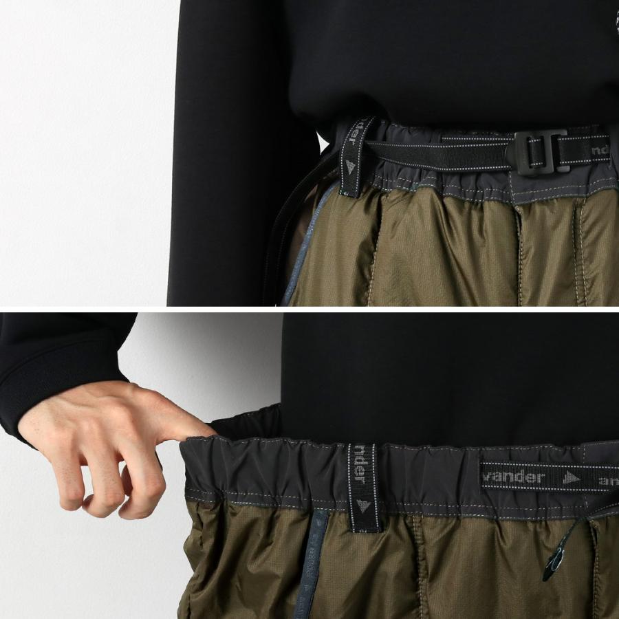 AND WANDER（アンドワンダー） オクタ フラッフィー パンツ / メンズ 裏起毛 撥水 暖パン アウトドア Octa fluffy pants | and wander | 14