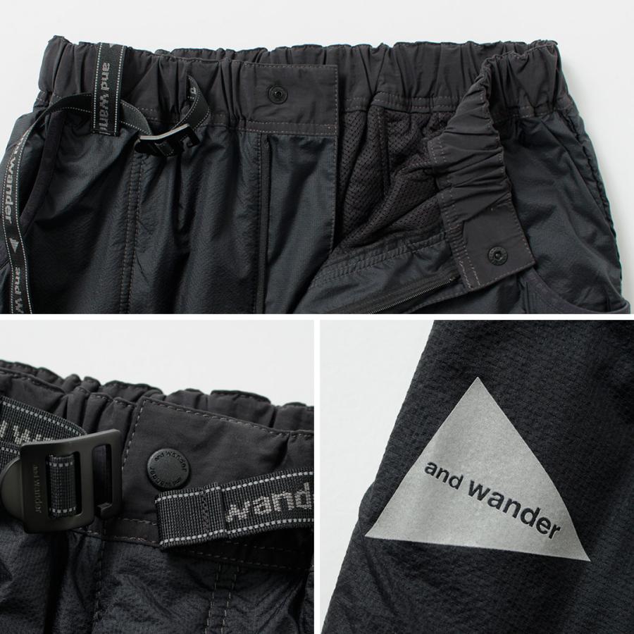 AND WANDER（アンドワンダー） オクタ フラッフィー パンツ / メンズ 裏起毛 撥水 暖パン アウトドア Octa fluffy pants | and wander | 17