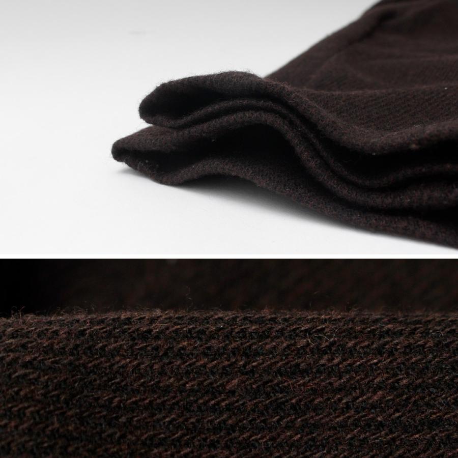 AND WANDER（アンドワンダー） リウール ツイード テーパードパンツ / メンズ イージーパンツ REWOOL tweed tapered pants | and wander | 08