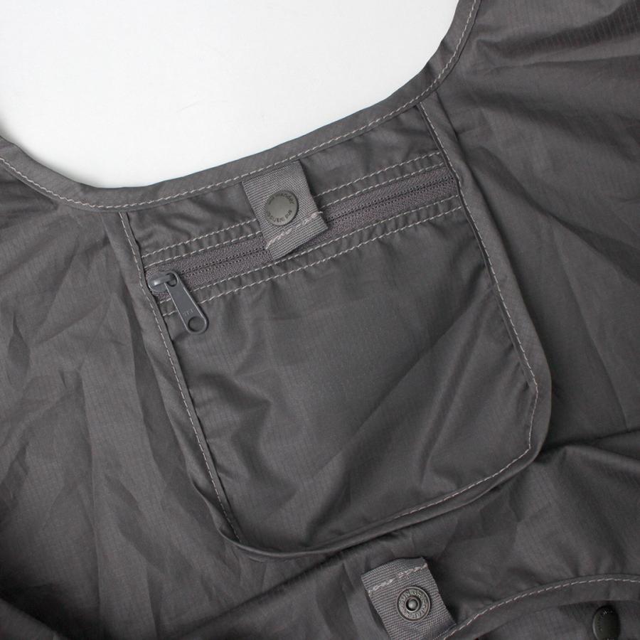 AND WANDER（アンドワンダー） グロッサリー ポケットバッグ /   パッカブル 撥水 A4 メンズ レディース ユニセックス | and wander | 13