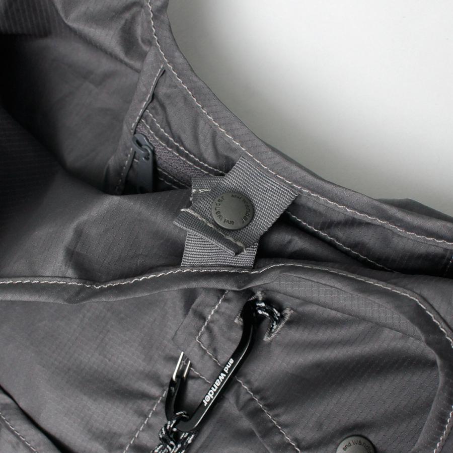 AND WANDER（アンドワンダー） グロッサリー ポケットバッグ /   パッカブル 撥水 A4 メンズ レディース ユニセックス | and wander | 15