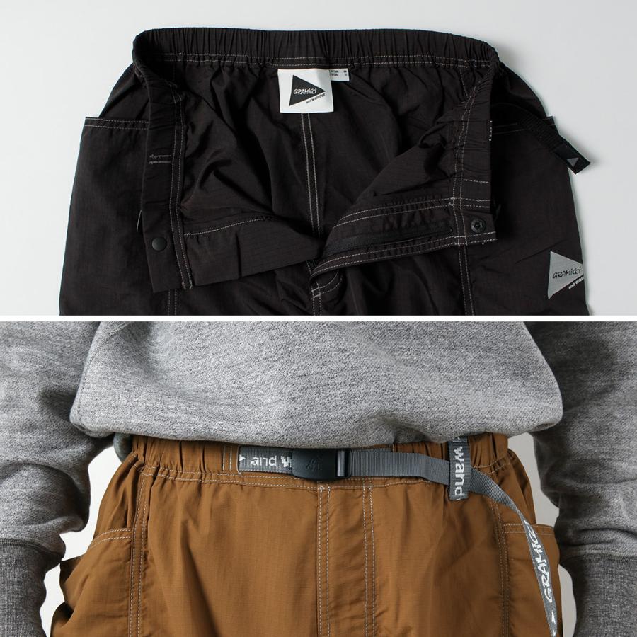 AND WANDER（アンドワンダー） グラミチコラボ リップストップ ボイジャーパンツ / メンズ イージーパンツ ボトムス | and wander | 08