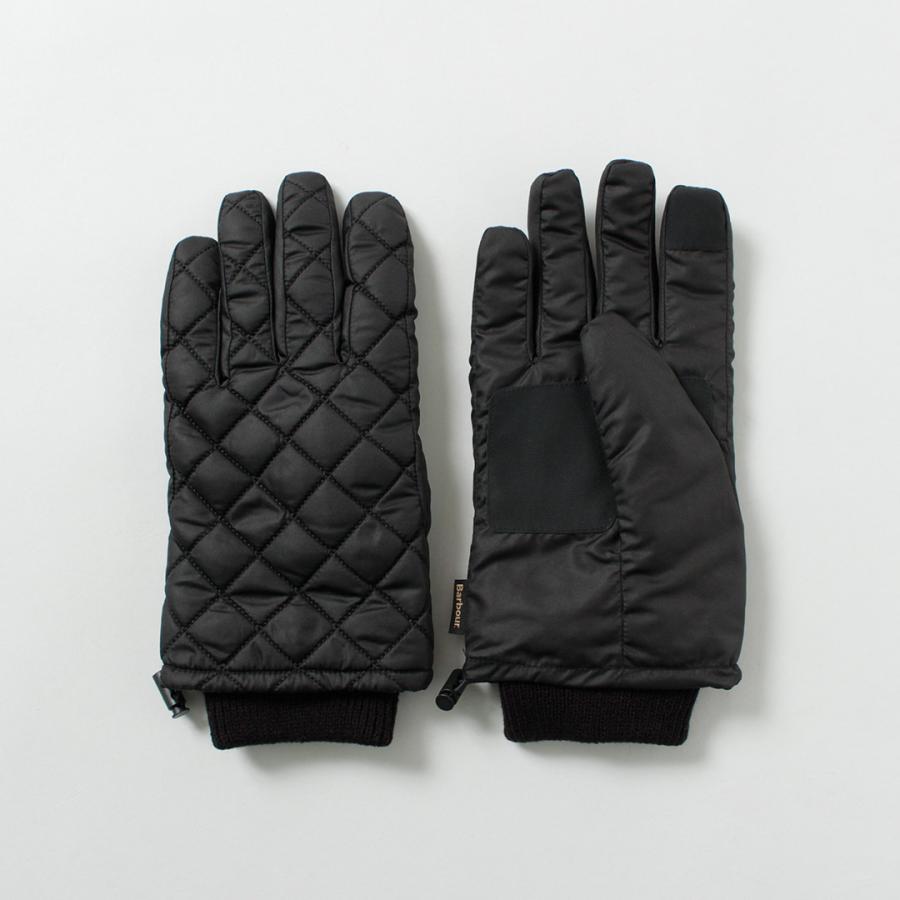 BARBOUR（バブアー） ハーカー ウォータープルーフ グローブ / メンズ 手袋 キルティング 中綿 | Barbour | 04