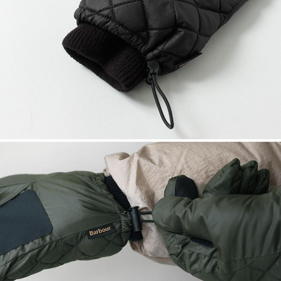 BARBOUR（バブアー） ハーカー ウォータープルーフ グローブ / メンズ 手袋 キルティング 中綿 | Barbour | 09