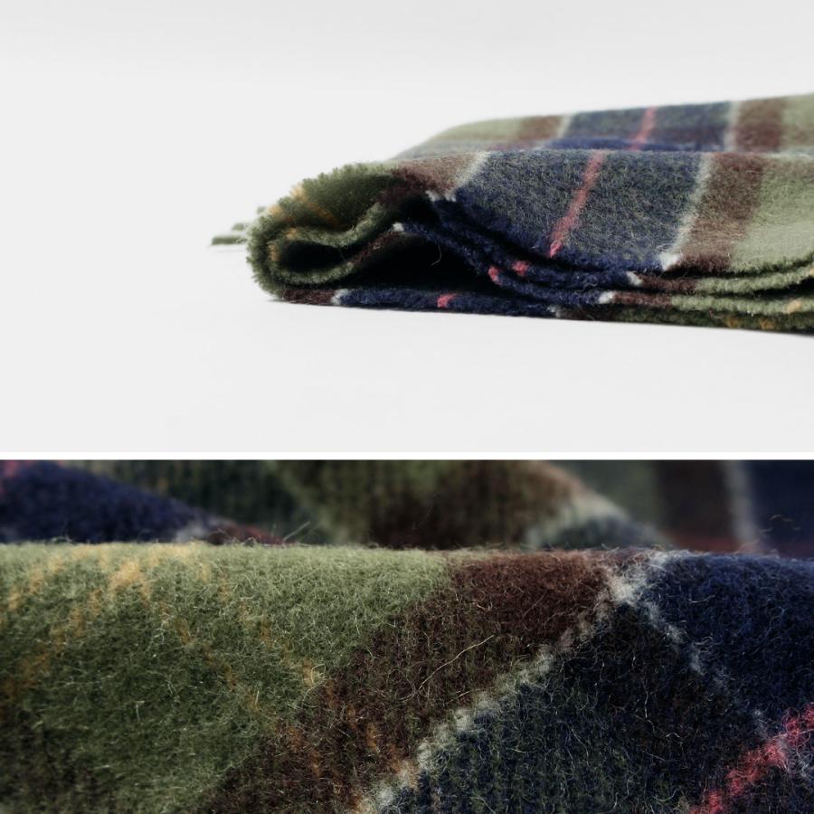 BARBOUR（バブアー） タータン ラムウール スカーフ / マフラー メンズ ウィメンズ ユニセックス チェック柄 | Barbour | 10