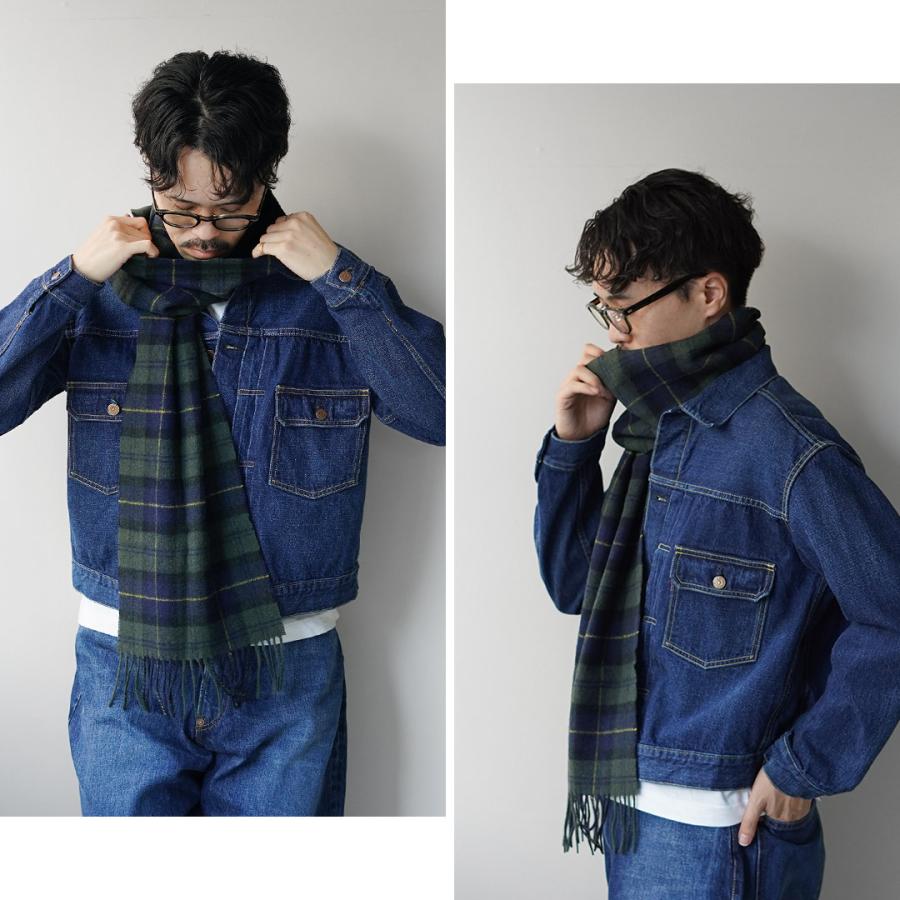 BARBOUR（バブアー） タータン ラムウール スカーフ / マフラー メンズ ウィメンズ ユニセックス チェック柄 | Barbour | 13