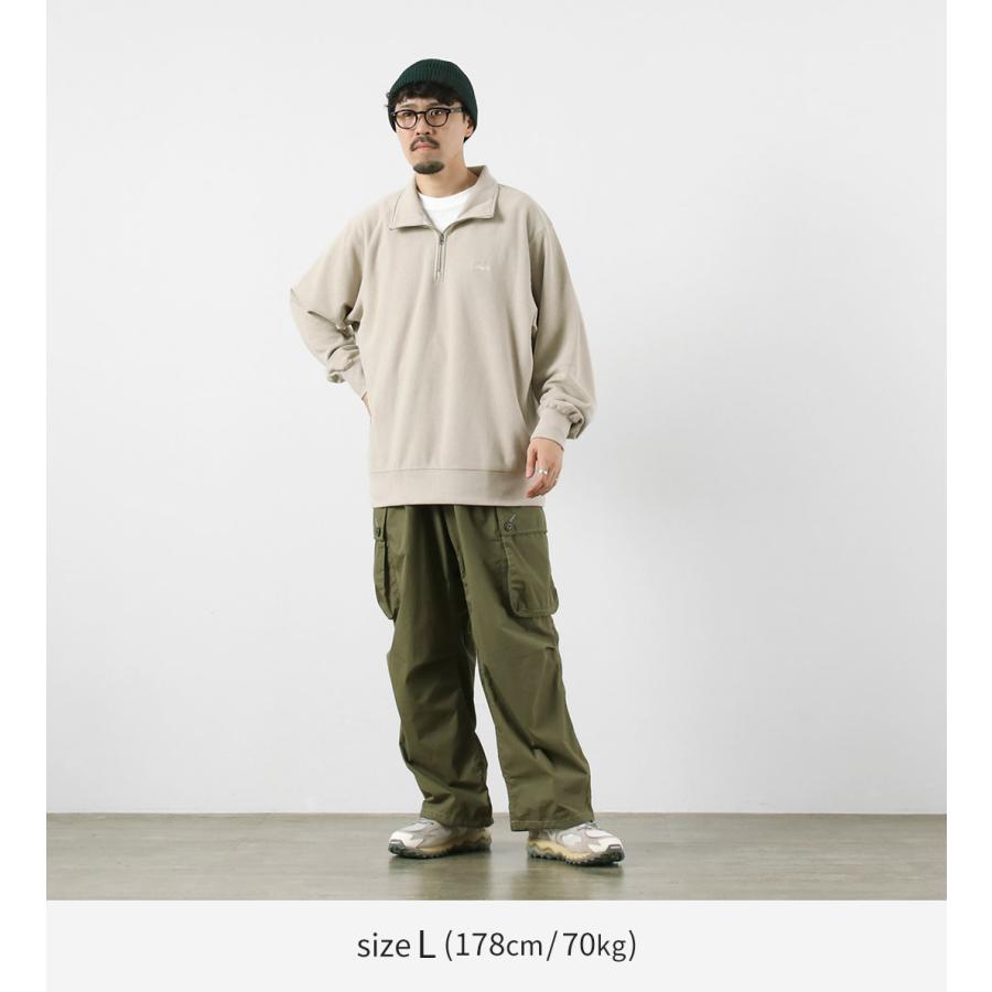 NANGA（ナンガ） ドライミックス テリー ハーフジップ スウェット / トップス メンズ プルオーバー 長袖 速乾 | NANGA | 05