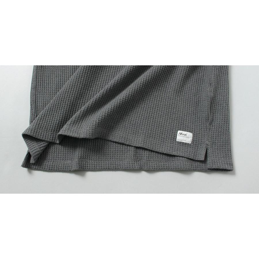 NANGA （ナンガ） エコハイブリッド ワッフル ロングスリーブTシャツ / メンズ 長袖 Tシャツ ロンT サーマル | NANGA | 17