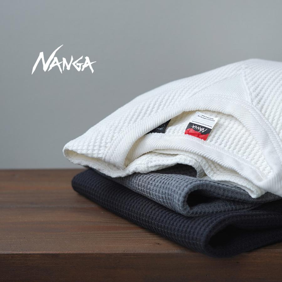 NANGA （ナンガ） エコハイブリッド ワッフル ロングスリーブTシャツ / メンズ 長袖 Tシャツ ロンT サーマル | NANGA | 08