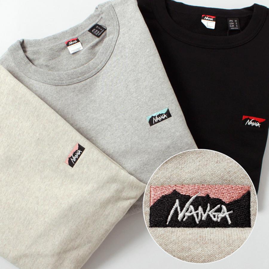 NANGA（ナンガ） エコハイブリッド ミニボックスロゴ刺繍 スウェット / トップス プルオーバー サスティナブル メンズ | NANGA | 11