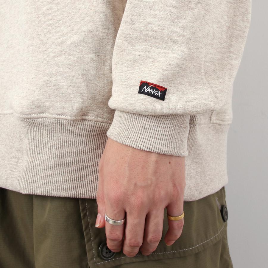 NANGA（ナンガ） エコハイブリッド ミニボックスロゴ刺繍 スウェット / トップス プルオーバー サスティナブル メンズ | NANGA | 13
