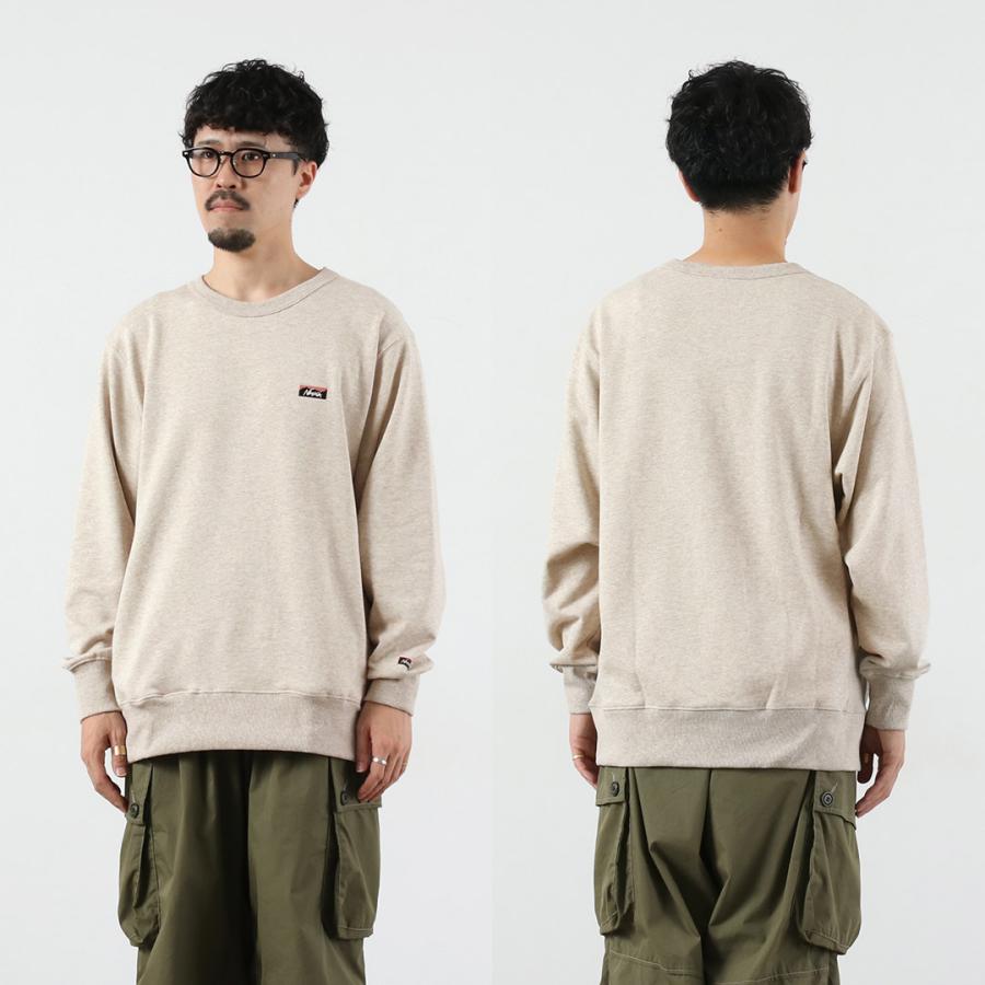 NANGA（ナンガ） エコハイブリッド ミニボックスロゴ刺繍 スウェット