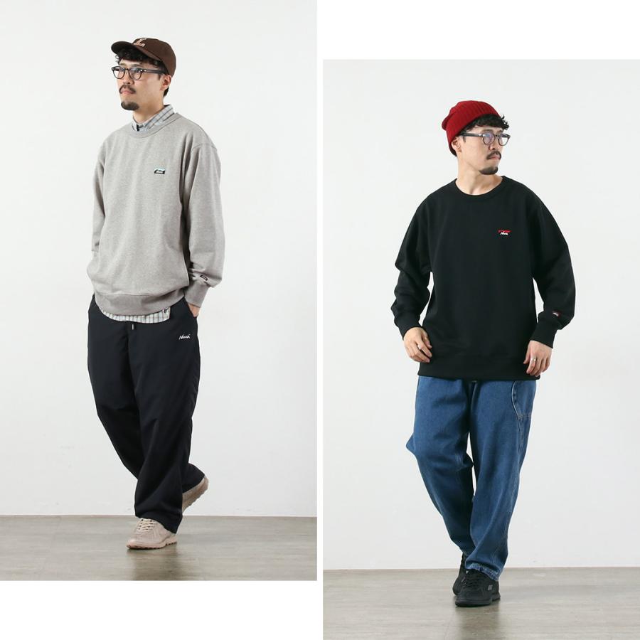 NANGA（ナンガ） エコハイブリッド ミニボックスロゴ刺繍 スウェット / トップス プルオーバー サスティナブル メンズ | NANGA | 07