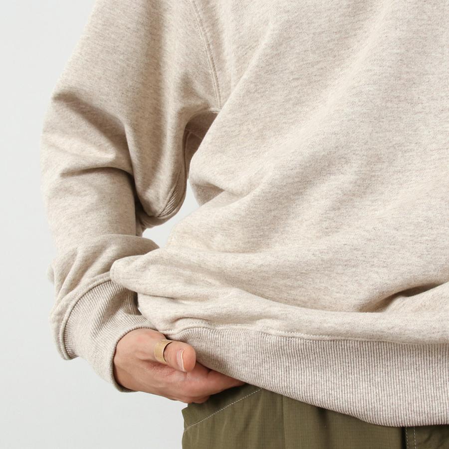 NANGA（ナンガ） エコハイブリッド ミニボックスロゴ刺繍 スウェット / トップス プルオーバー サスティナブル メンズ | NANGA | 09