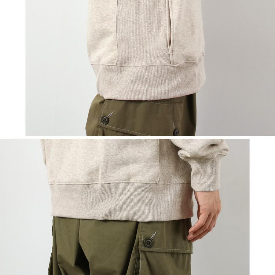 NANGA（ナンガ） エコハイブリッド ミニボックスロゴ刺繍 スウェット / トップス プルオーバー サスティナブル メンズ | NANGA | 15