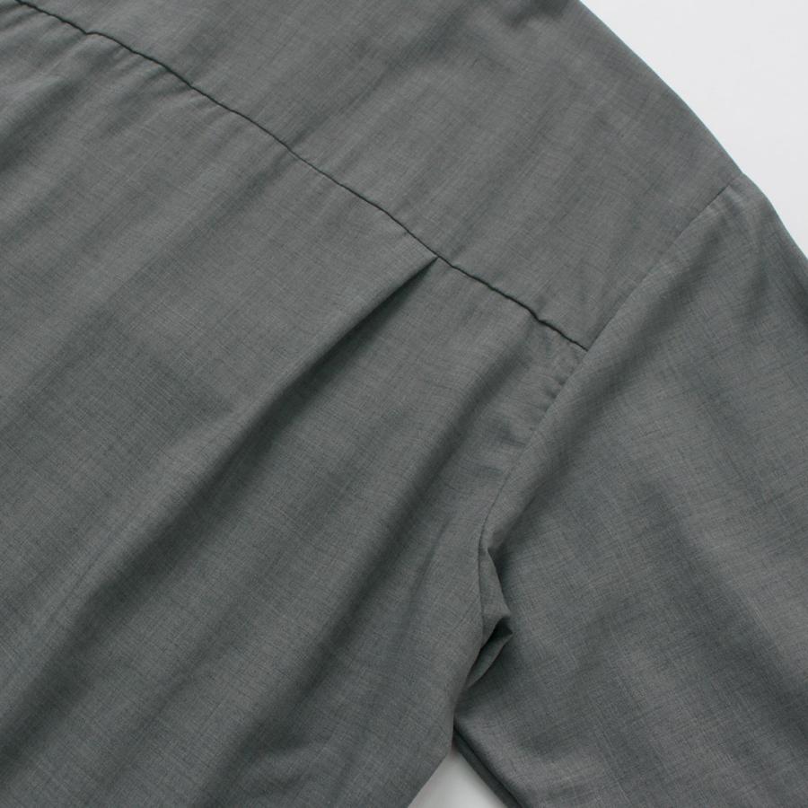 ROCOCO（ロココ） トロピカルウール オープンカラーシャツ / サマーウール メンズ 薄手 長袖 | ROCOCO | 15