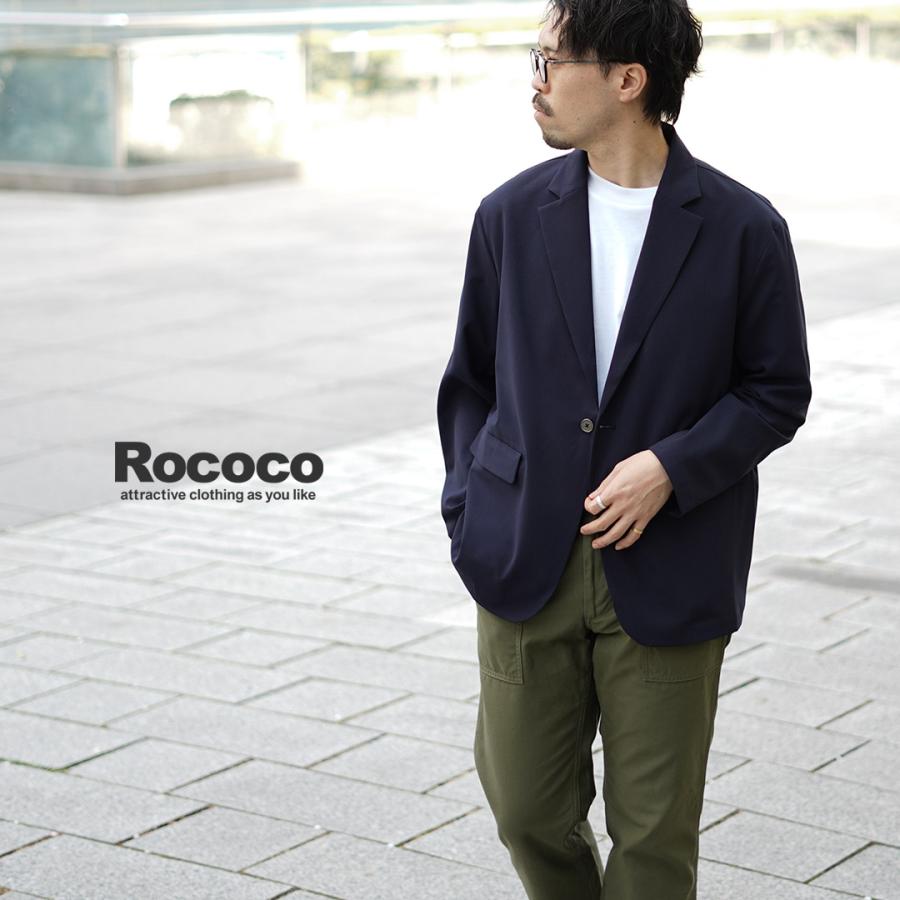 ROCOCO（ロココ） サマーテーラード ジャケット / 日本製 薄手 接触冷感 速乾 軽量 伸縮 ストレッチ メンズ ライトアウター | ROCOCO | 04