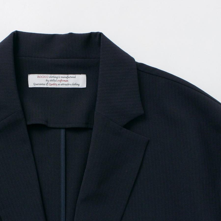 ROCOCO（ロココ） サマーテーラード ジャケット / 日本製 薄手 接触冷感 速乾 軽量 伸縮 ストレッチ メンズ ライトアウター | ROCOCO | 09