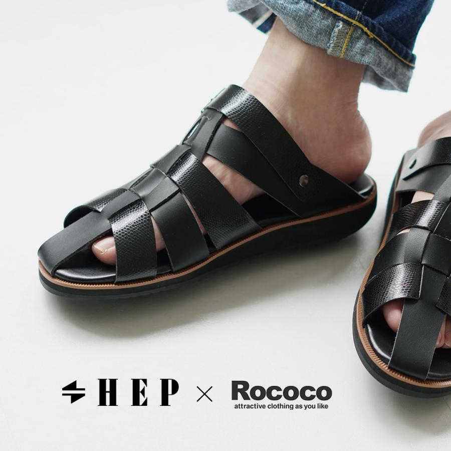 HEP HEP（ヘップ） 別注 DRV ドライビング サンダル スネーク