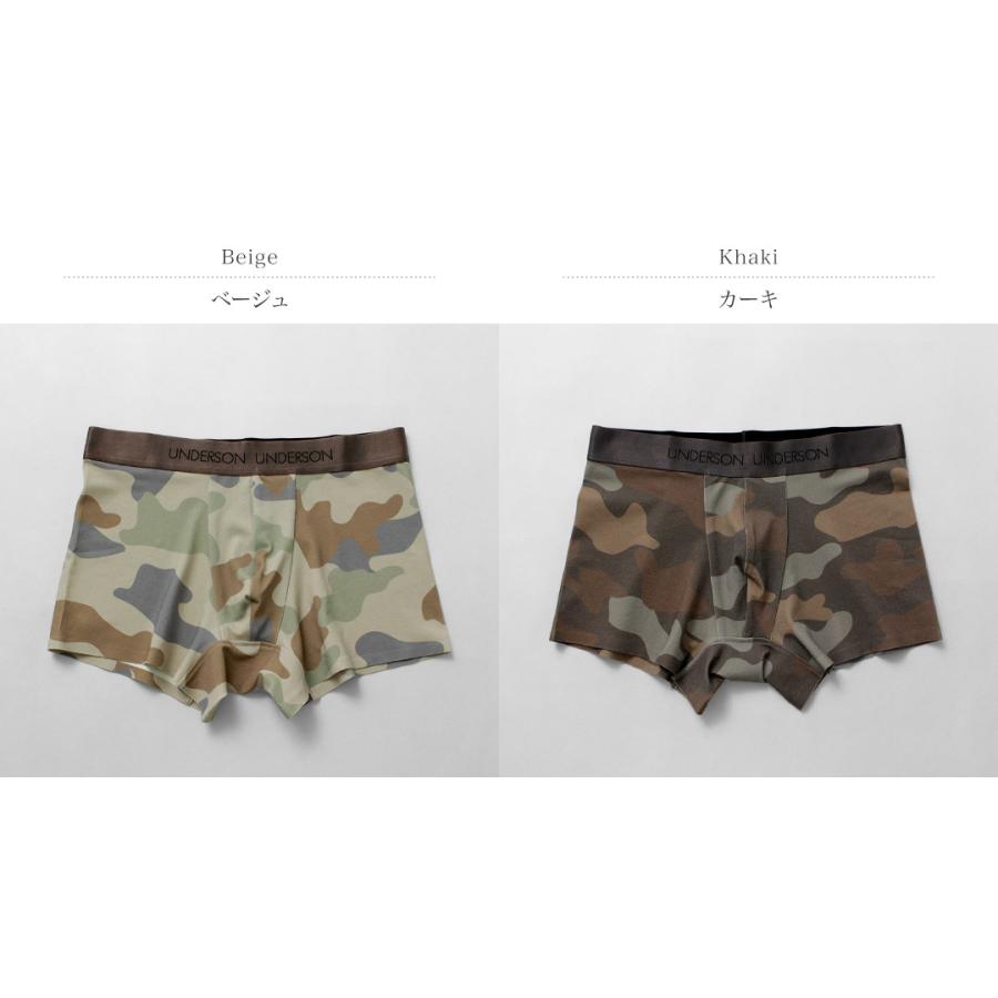 UNDERSON UNDERSON（アンダーソン アンダーソン） カモフラショートボクサー / メンズ 和紙 吸湿速乾 アンダーウェア 下着 | UNDERSON UNDERSON | 03