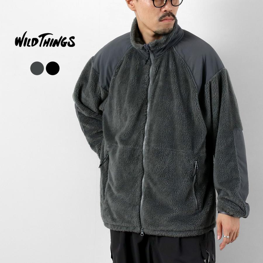 WILDTHINGS（ワイルドシングス） レベル3 シャギージャケット / フリース ブルゾン スタンドカラー ミリタリー 防寒 | WHITE MOUNTAINEERING