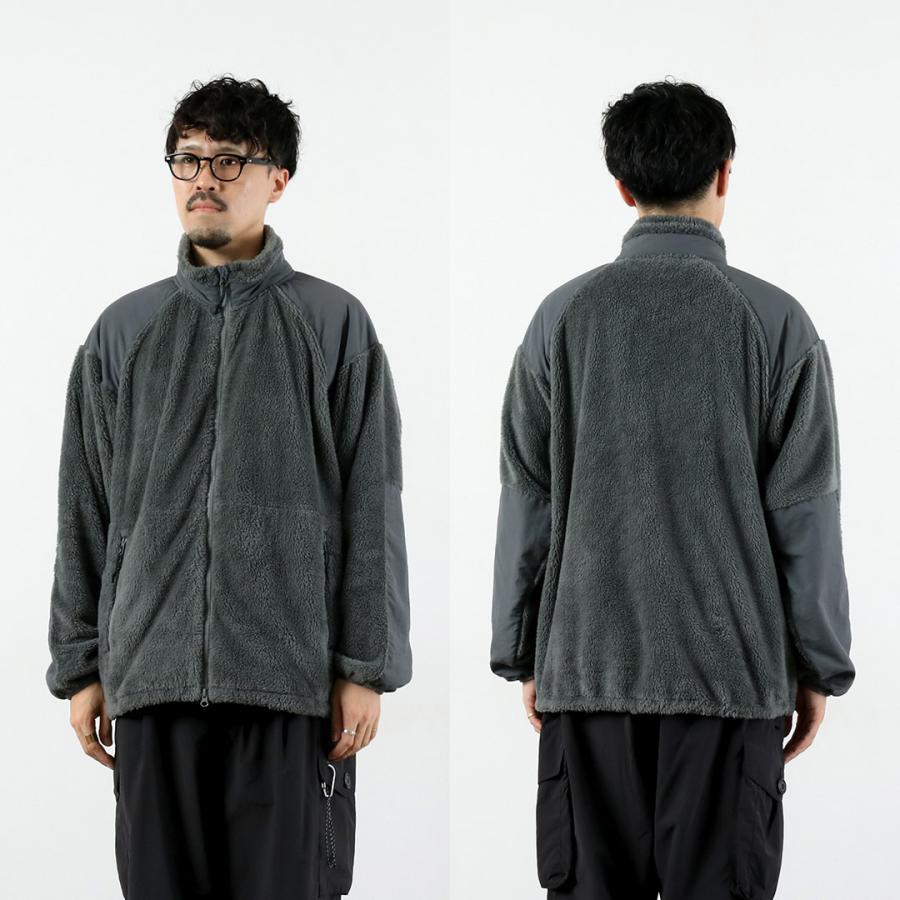 WILDTHINGS（ワイルドシングス） レベル3 シャギージャケット / フリース ブルゾン スタンドカラー ミリタリー 防寒 | WHITE MOUNTAINEERING | 15