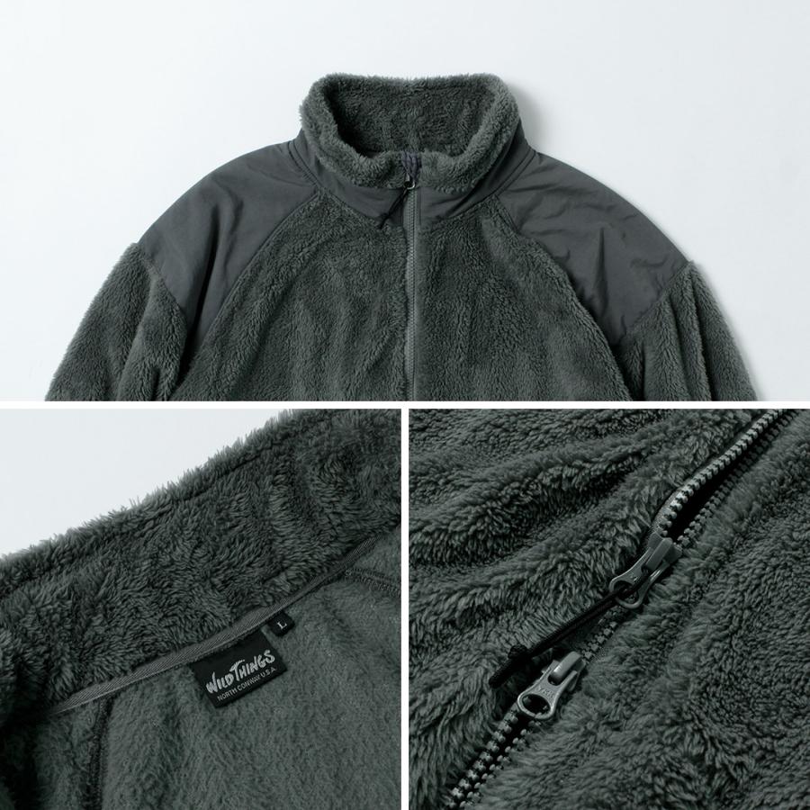WILDTHINGS（ワイルドシングス） レベル3 シャギージャケット / フリース ブルゾン スタンドカラー ミリタリー 防寒 | WHITE MOUNTAINEERING | 17