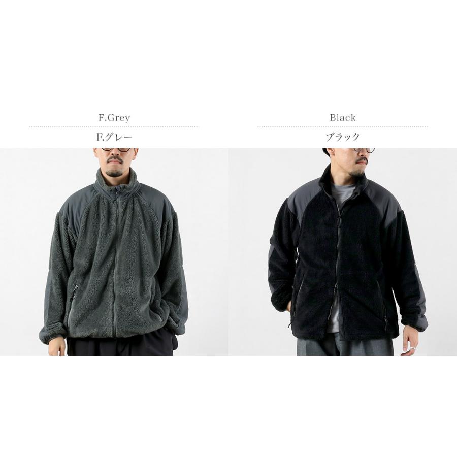 WILDTHINGS（ワイルドシングス） レベル3 シャギージャケット / フリース ブルゾン スタンドカラー ミリタリー 防寒 | WHITE MOUNTAINEERING | 03