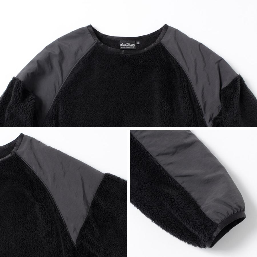 WILDTHINGS（ワイルドシングス） レベル3 シャギークルー / メンズ フリース ラグラン ミリタリー 防寒 ベンチレーション | WILD THINGS | 15