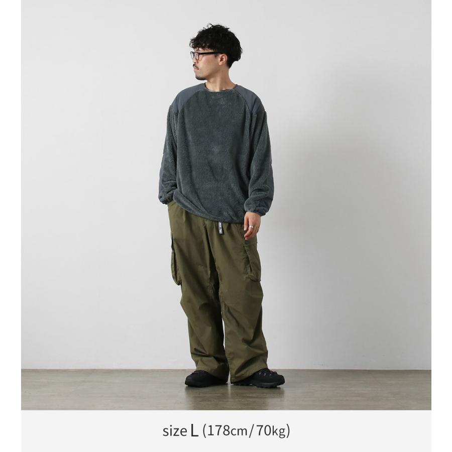 WILDTHINGS（ワイルドシングス） レベル3 シャギークルー / メンズ フリース ラグラン ミリタリー 防寒 ベンチレーション | WILD THINGS | 05