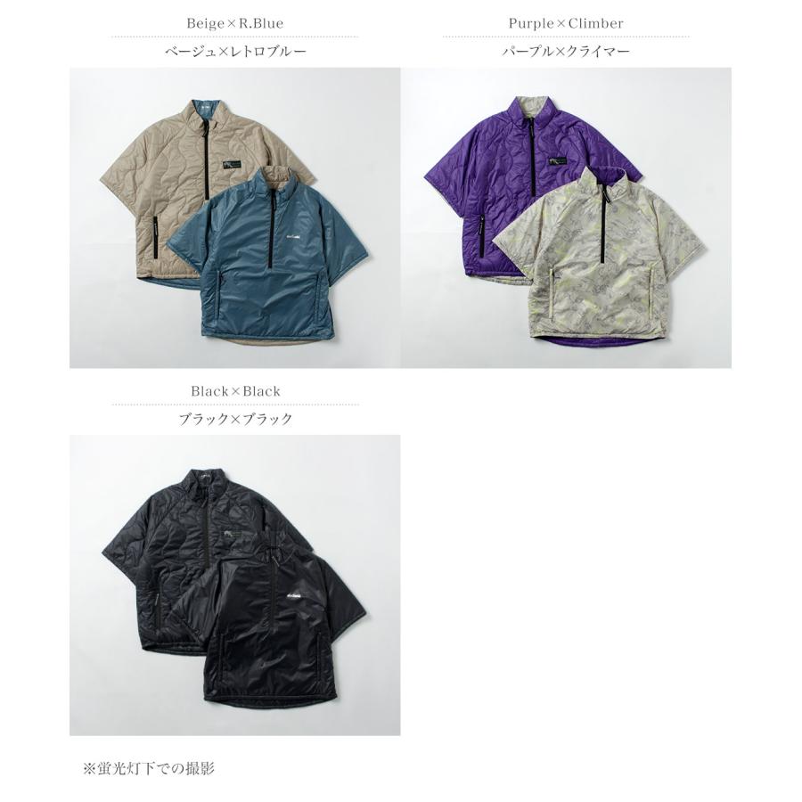 WILDTHINGS（ワイルドシングス） リバーシブルビレイTEE / 半袖 メンズ スタンドカラー PERTEX QUANTUM | WILD THINGS | 04