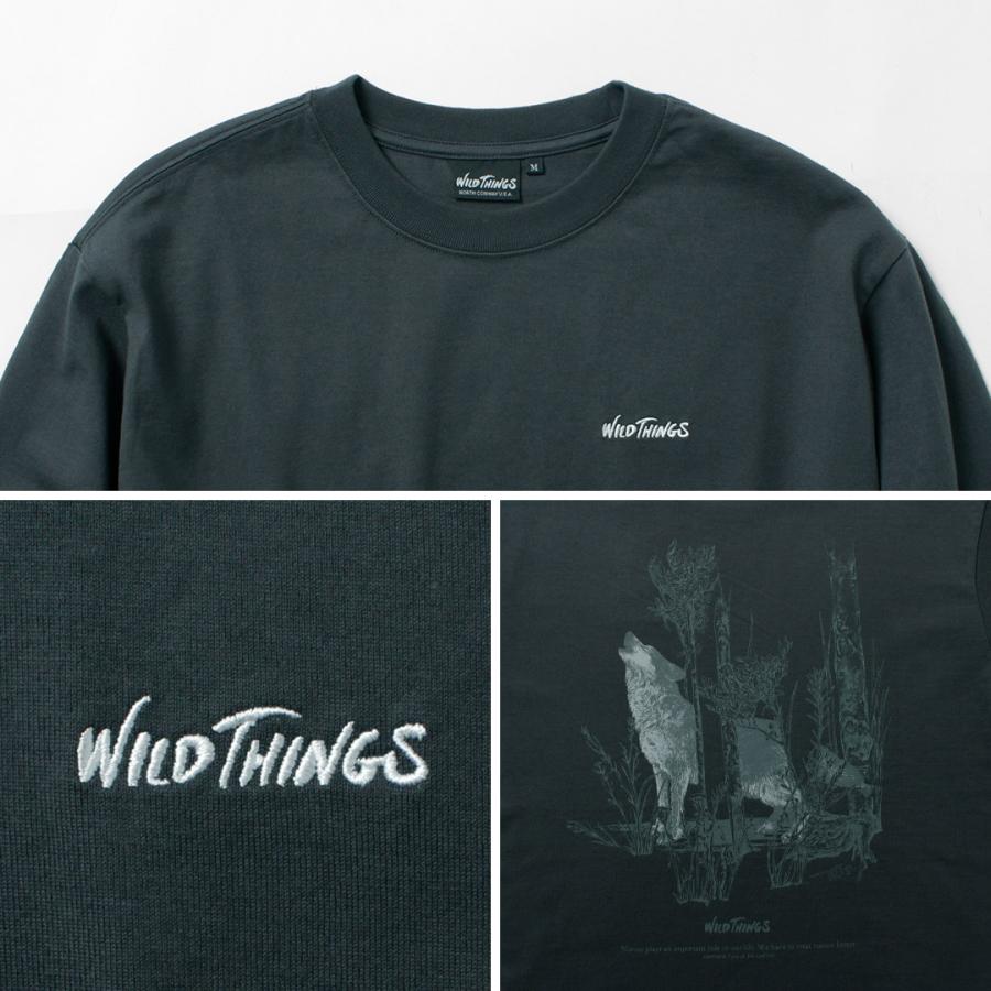 WILDTHINGS（ワイルドシングス） ノワート ハウリングウルフ ロングスリーブTシャツ / メンズ 長袖 ロンT プリント グラフィック | WILD THINGS | 13